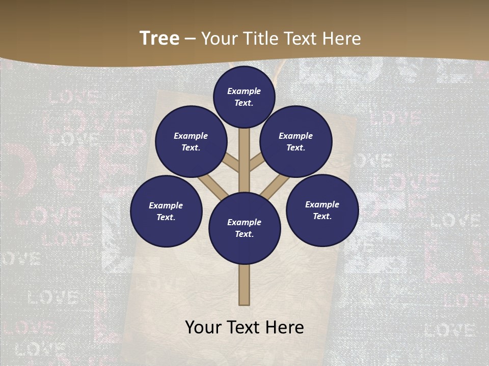 Love Letter Aged Natural PowerPoint Template