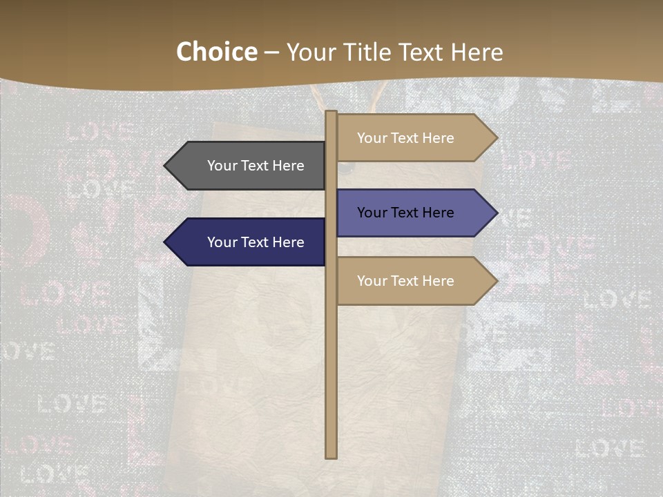 Love Letter Aged Natural PowerPoint Template