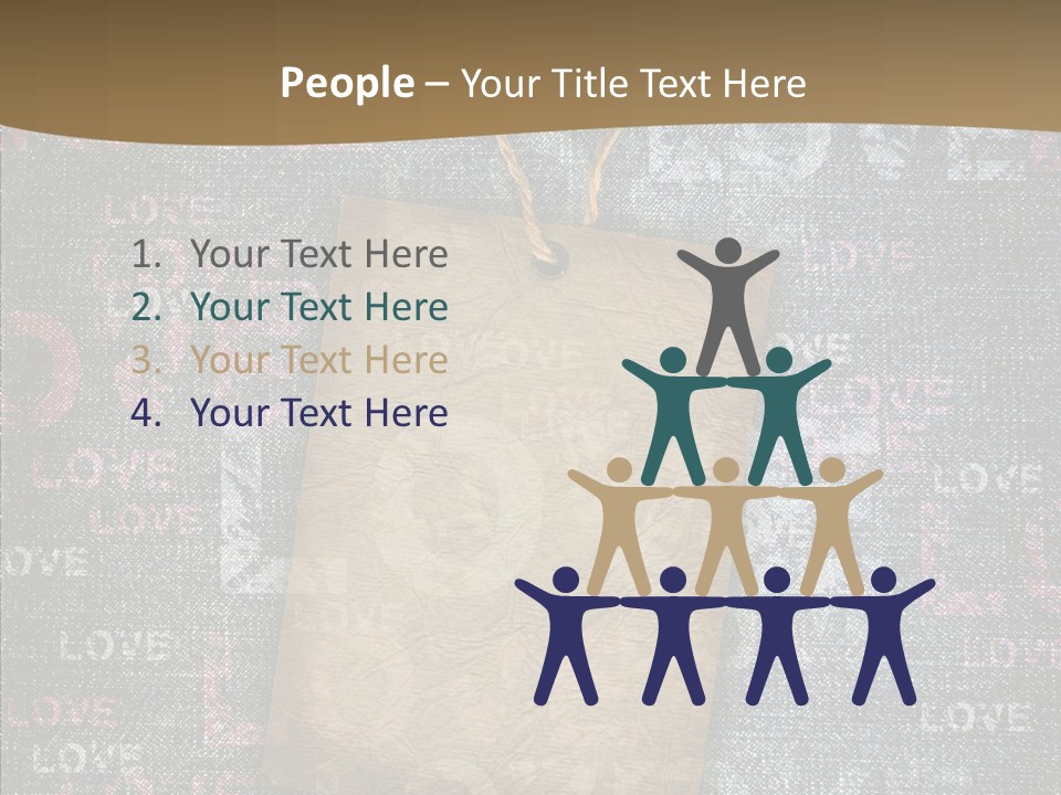 Love Letter Aged Natural PowerPoint Template