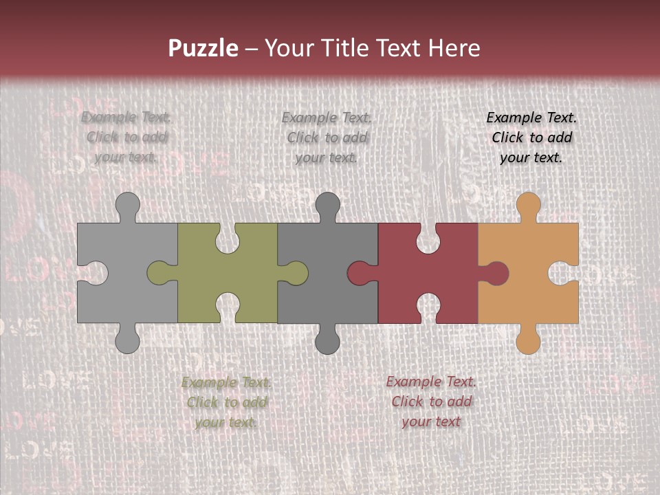 Blackboard Parchment Texture PowerPoint Template
