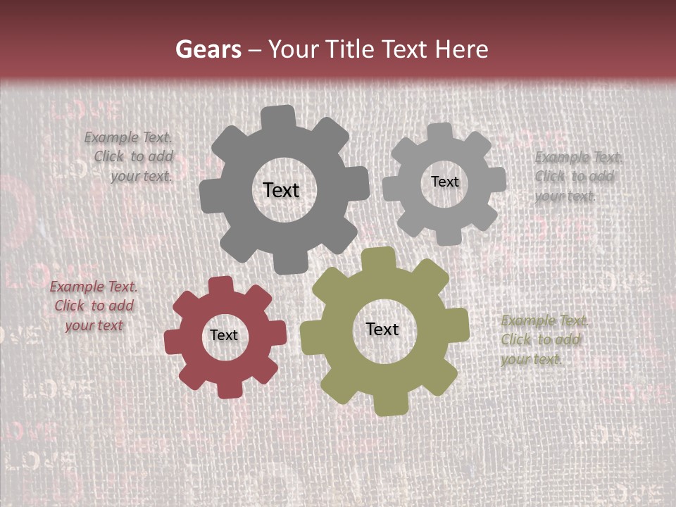 Blackboard Parchment Texture PowerPoint Template