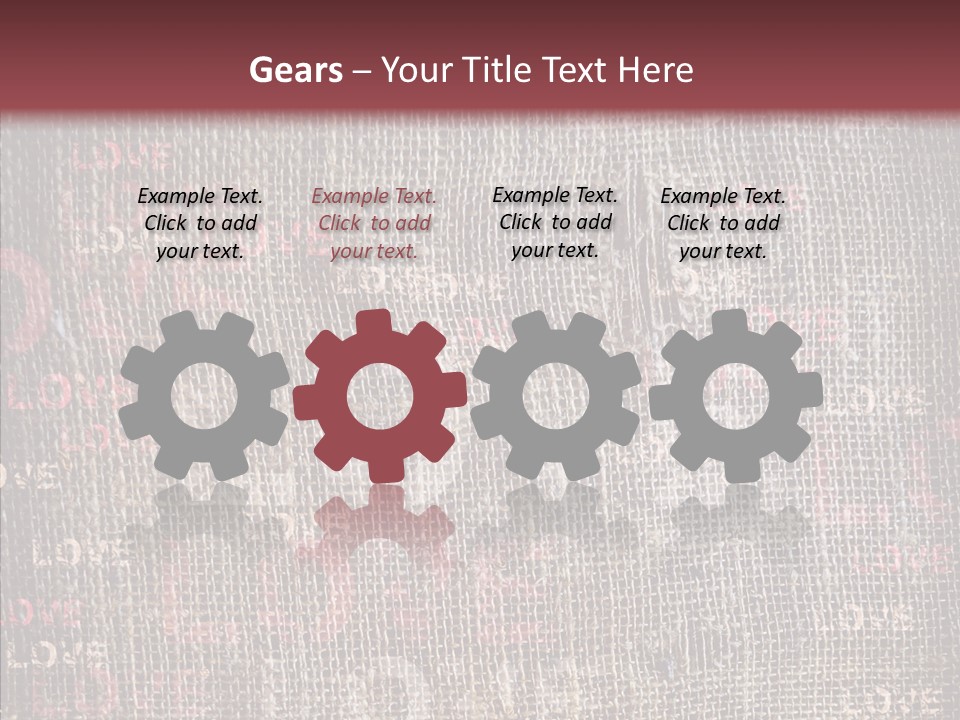 Blackboard Parchment Texture PowerPoint Template