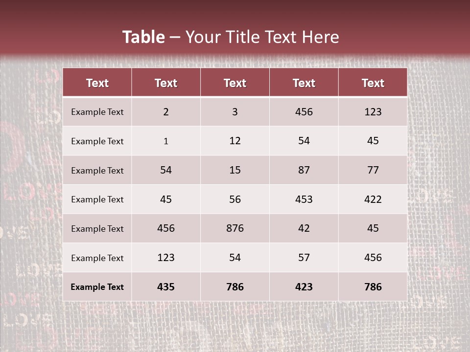 Blackboard Parchment Texture PowerPoint Template