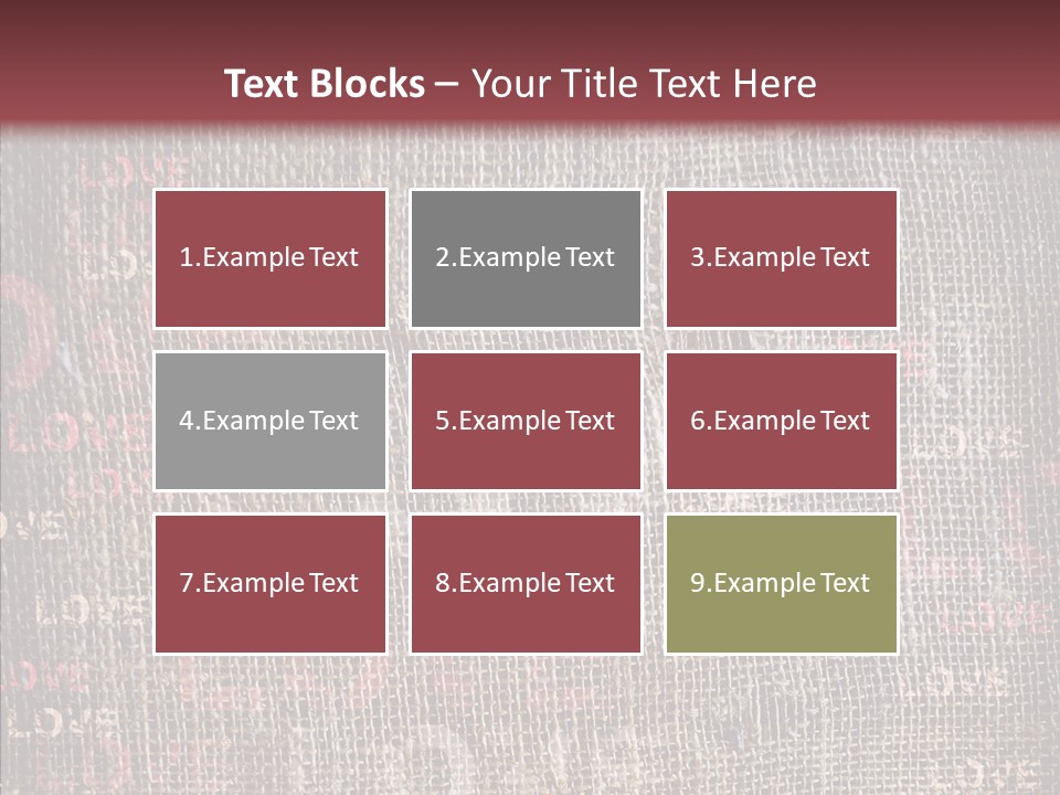 Blackboard Parchment Texture PowerPoint Template