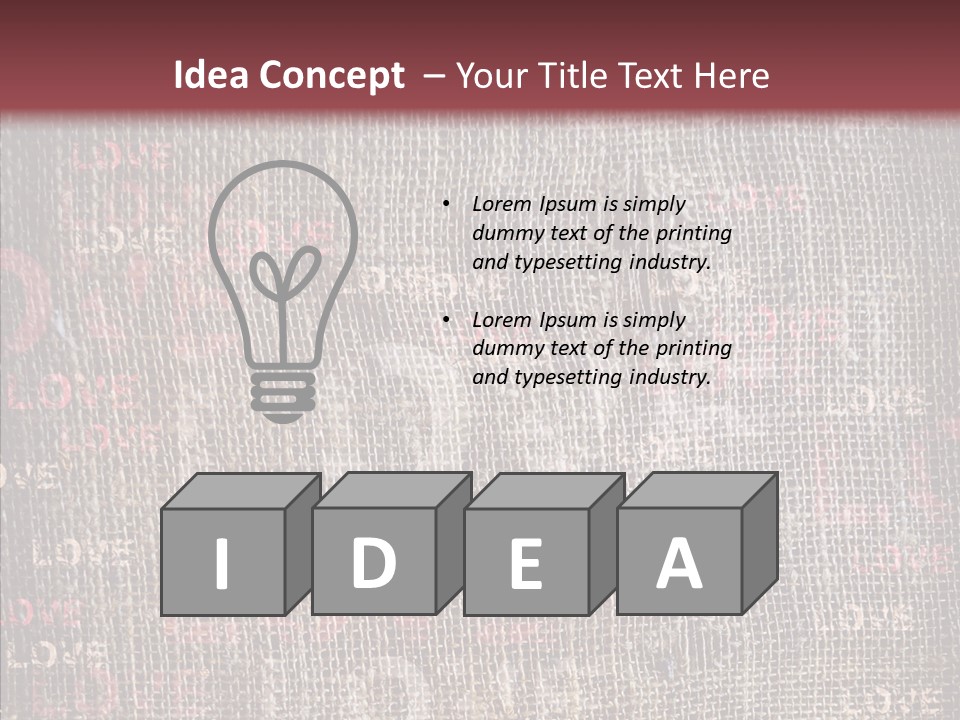 Blackboard Parchment Texture PowerPoint Template