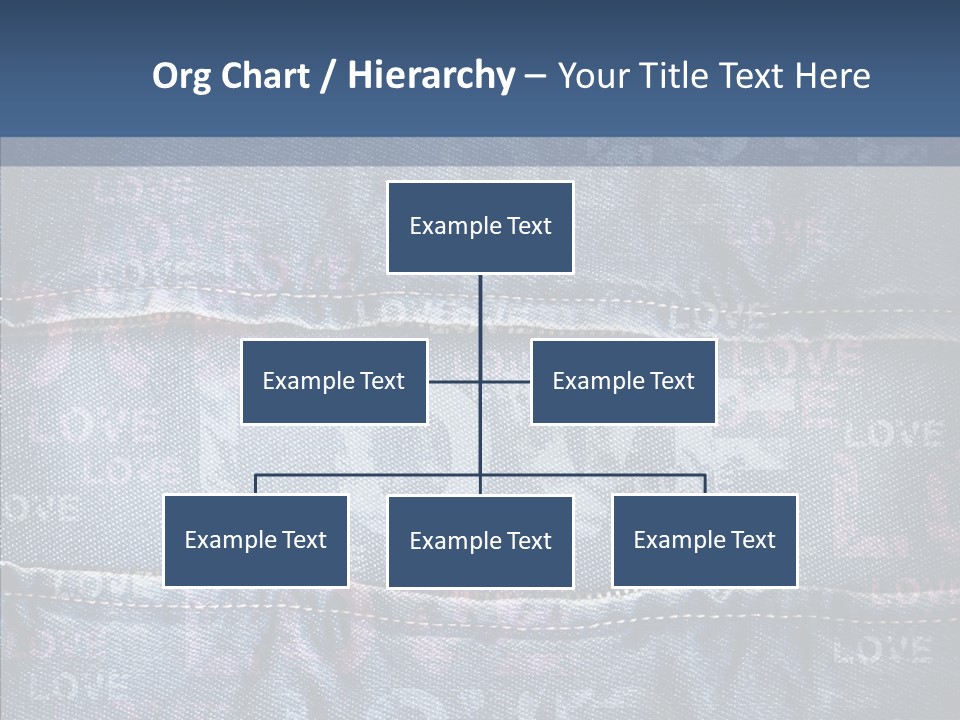 Material Aged Jeans PowerPoint Template