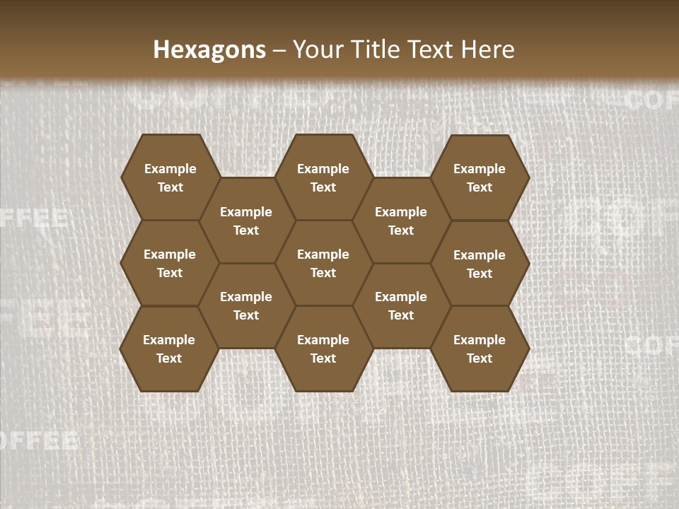 Burlap Seed Love PowerPoint Template