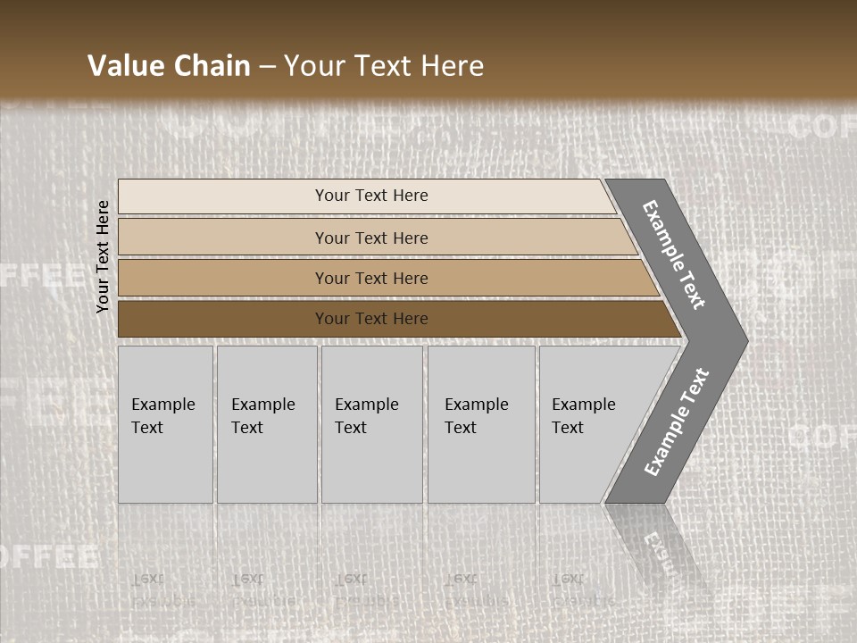 Burlap Seed Love PowerPoint Template