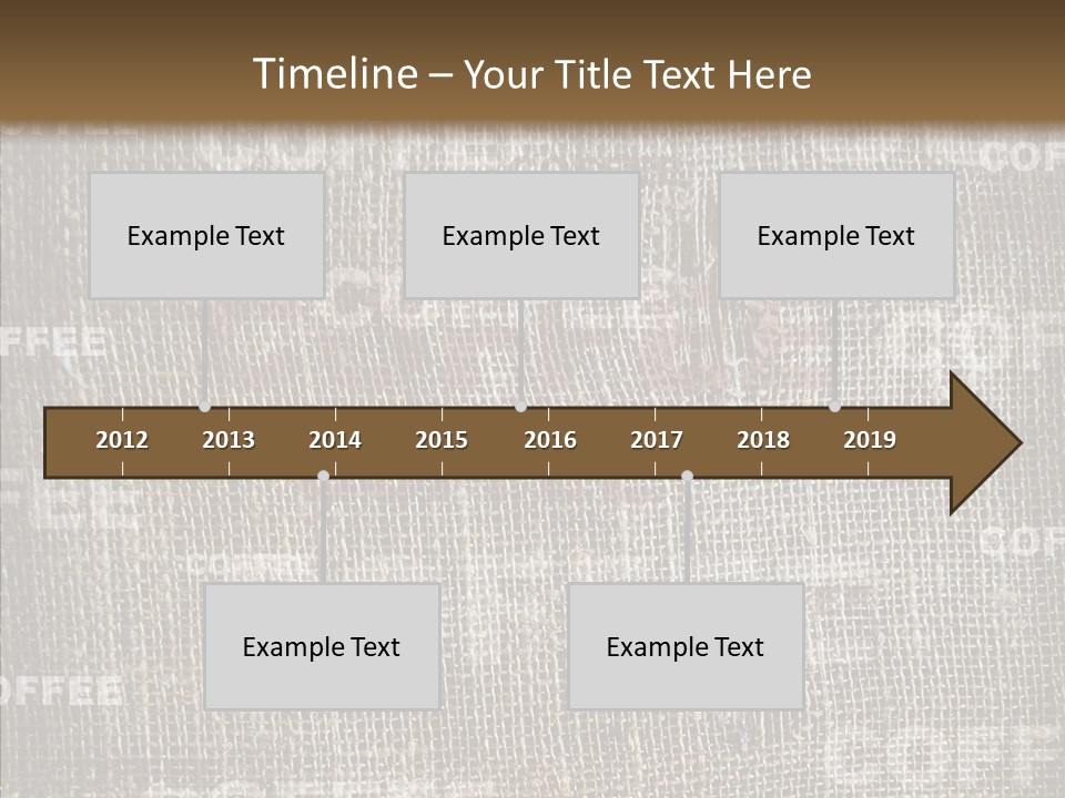 Burlap Seed Love PowerPoint Template