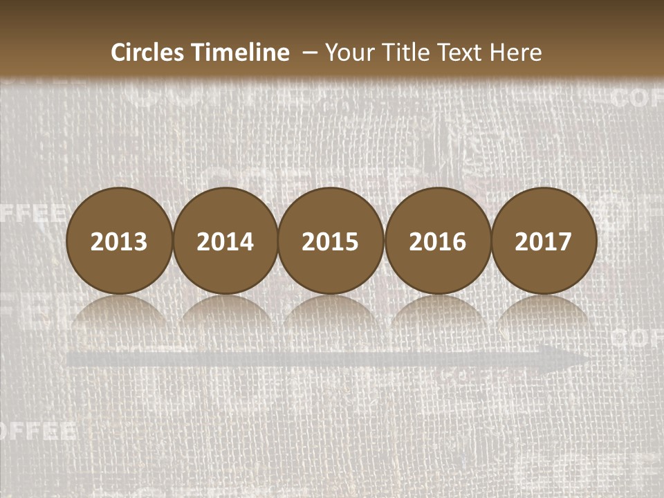 Burlap Seed Love PowerPoint Template