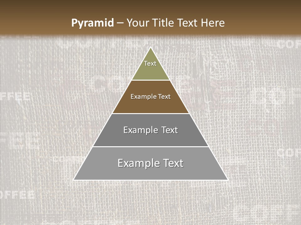 Burlap Seed Love PowerPoint Template