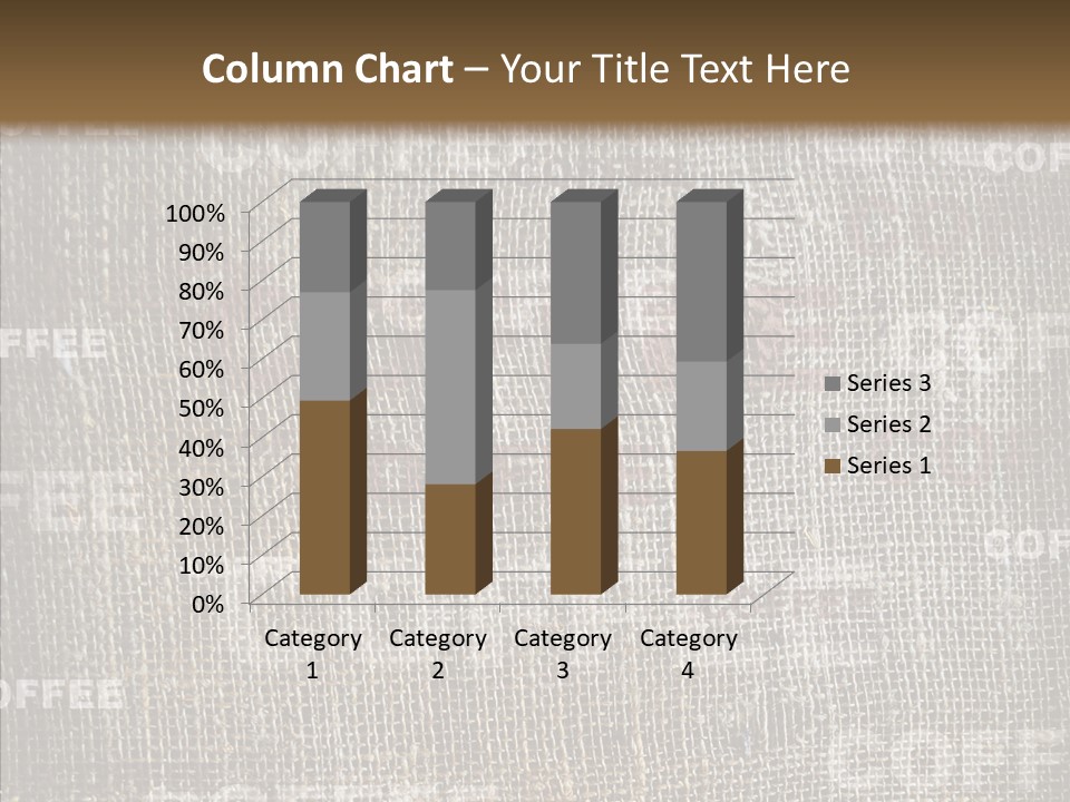 Burlap Seed Love PowerPoint Template