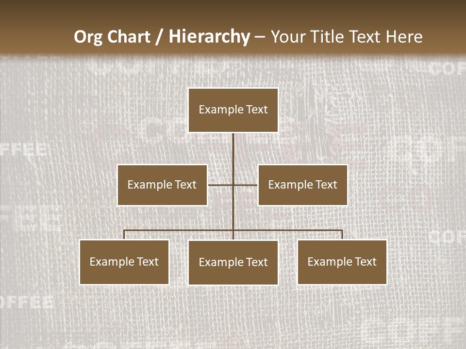 Burlap Seed Love PowerPoint Template