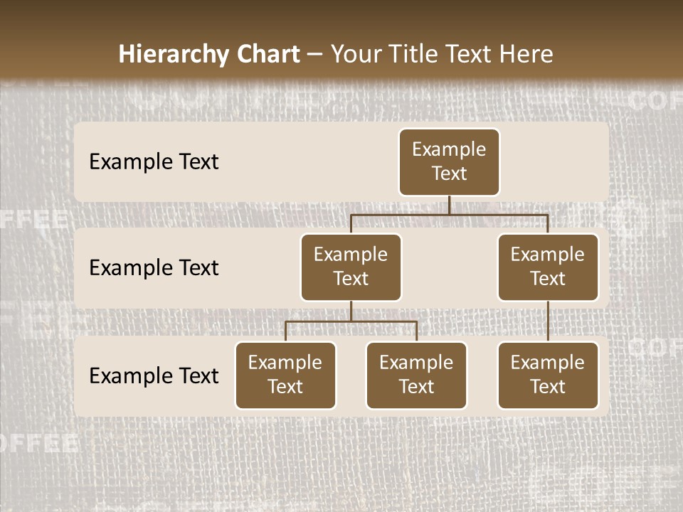 Burlap Seed Love PowerPoint Template