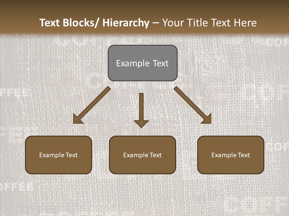 Burlap Seed Love PowerPoint Template