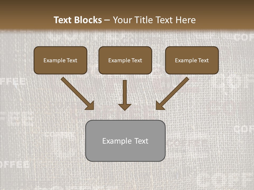 Burlap Seed Love PowerPoint Template