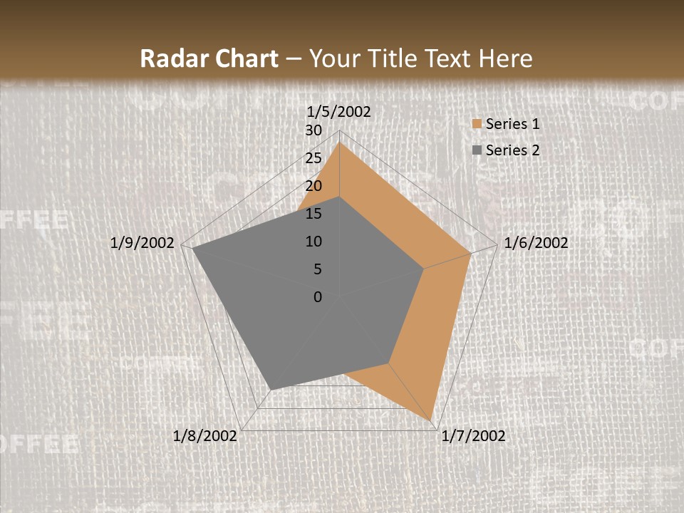 Burlap Seed Love PowerPoint Template