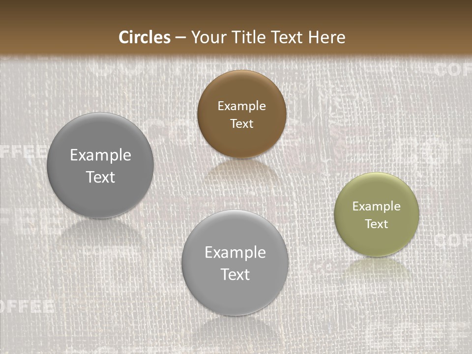 Burlap Seed Love PowerPoint Template