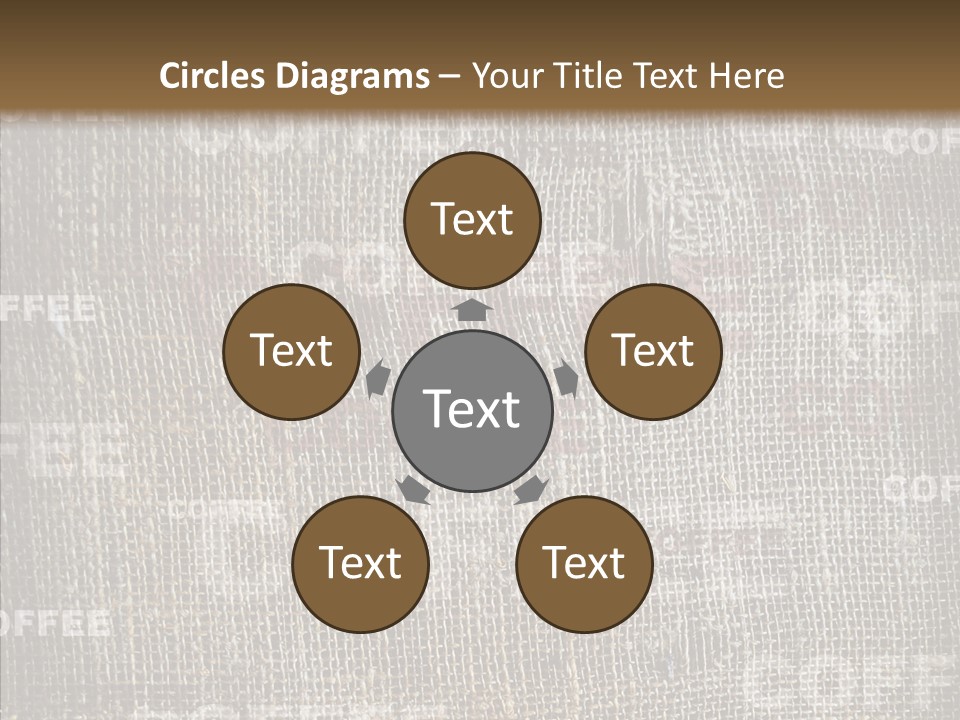 Burlap Seed Love PowerPoint Template