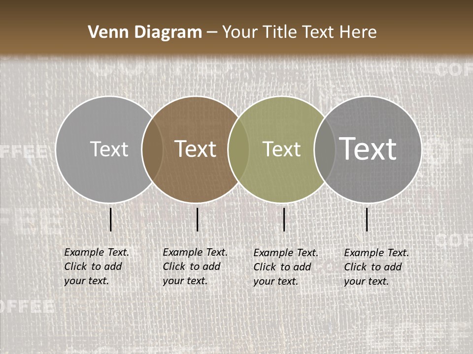 Burlap Seed Love PowerPoint Template