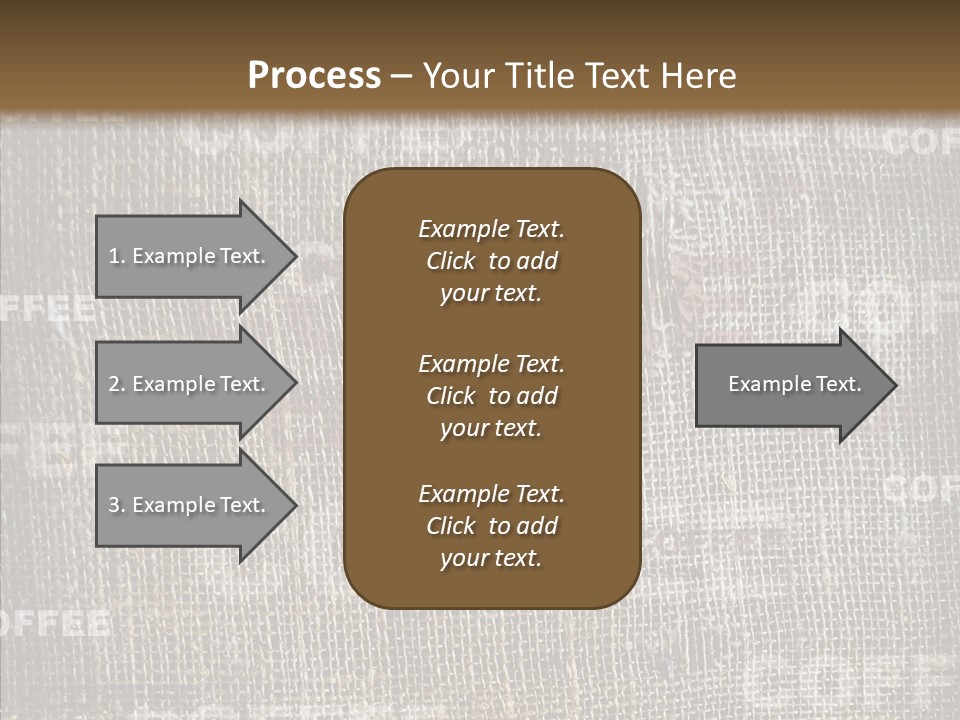 Burlap Seed Love PowerPoint Template