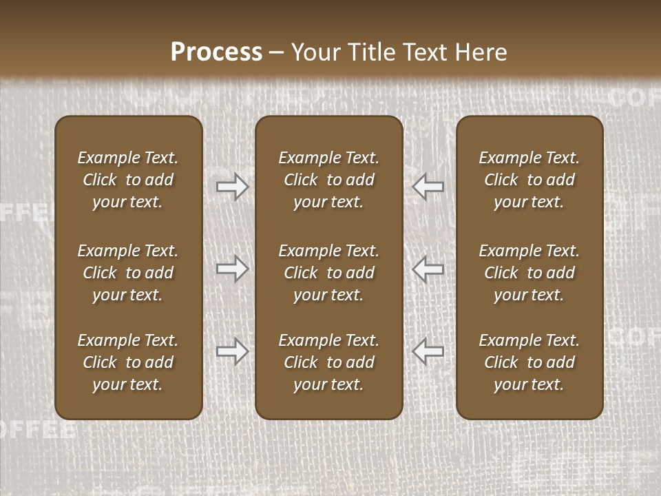 Burlap Seed Love PowerPoint Template