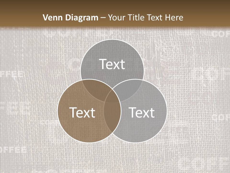 Burlap Seed Love PowerPoint Template