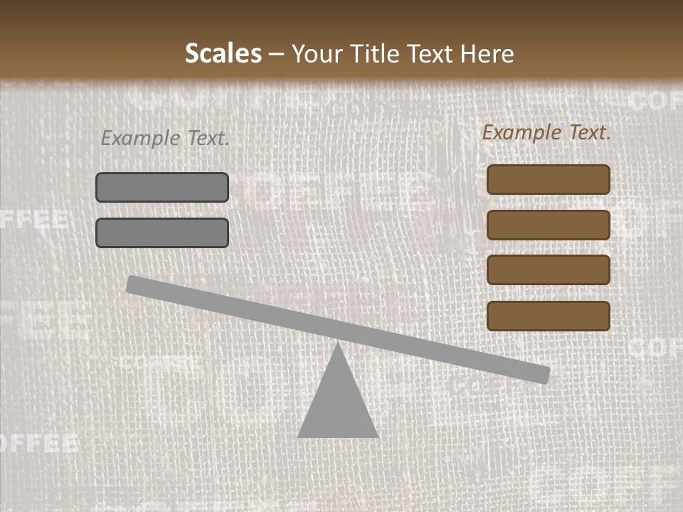 Burlap Seed Love PowerPoint Template