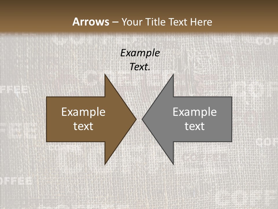 Burlap Seed Love PowerPoint Template