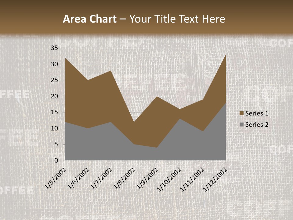 Burlap Seed Love PowerPoint Template