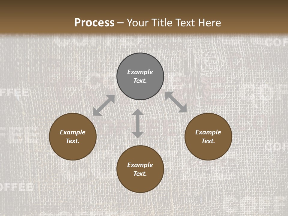 Burlap Seed Love PowerPoint Template