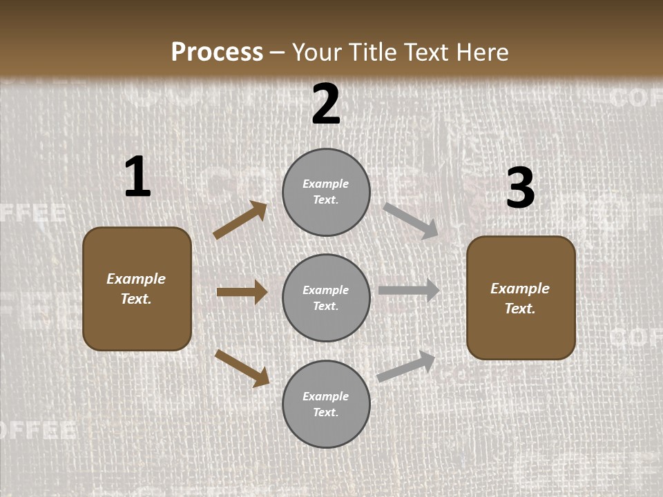 Burlap Seed Love PowerPoint Template