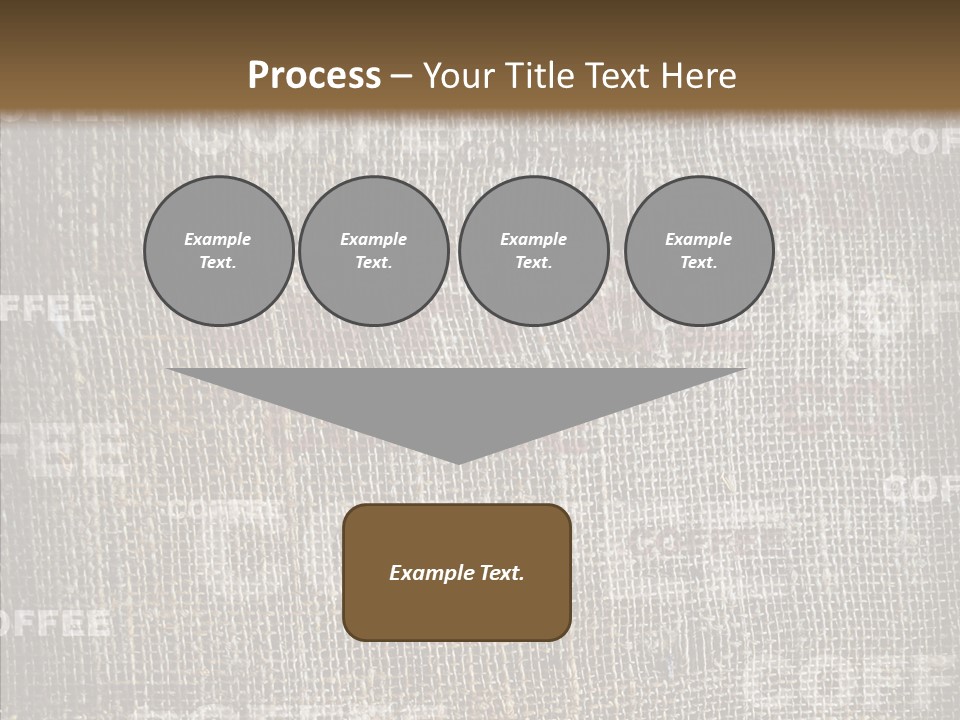 Burlap Seed Love PowerPoint Template