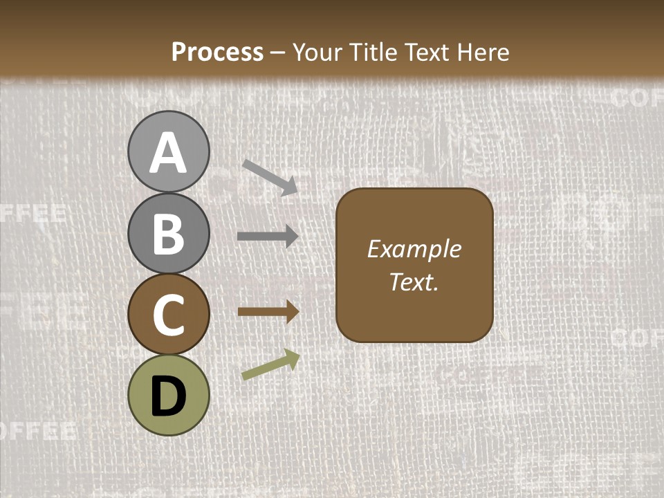 Burlap Seed Love PowerPoint Template