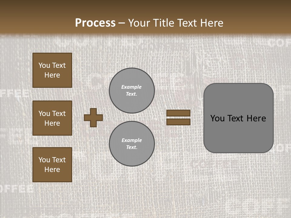 Burlap Seed Love PowerPoint Template