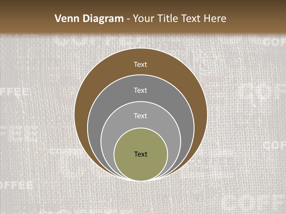 Burlap Seed Love PowerPoint Template