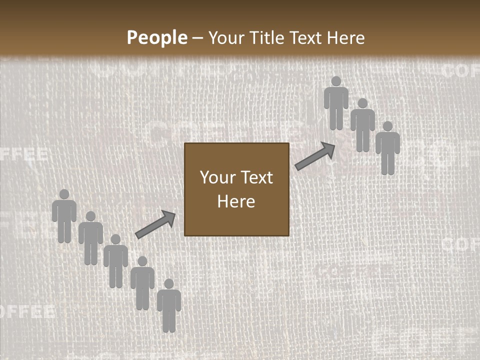 Burlap Seed Love PowerPoint Template