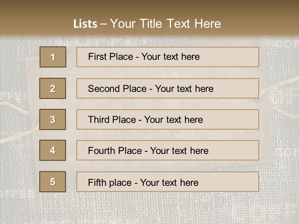 Seed Sepia Parchment PowerPoint Template