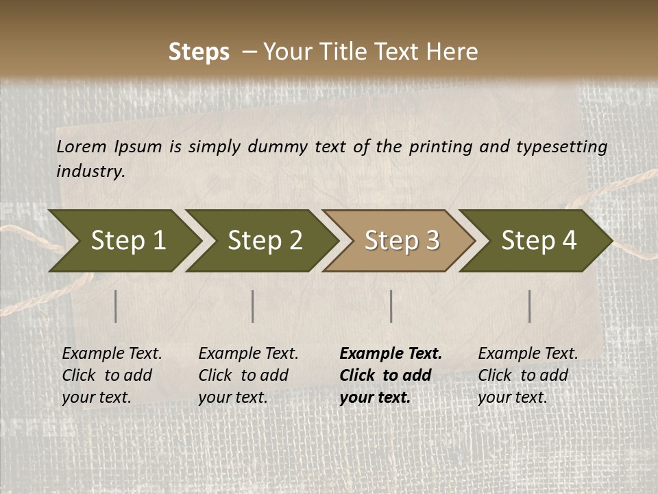 Seed Sepia Parchment PowerPoint Template