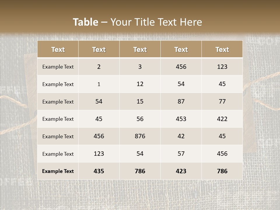 Seed Sepia Parchment PowerPoint Template