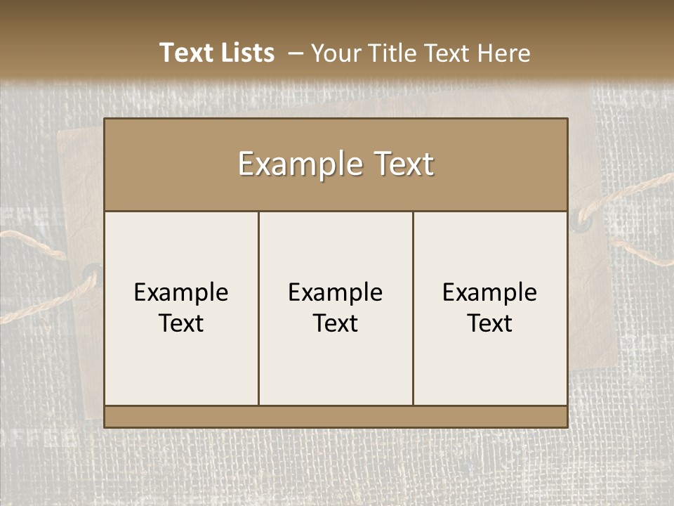 Seed Sepia Parchment PowerPoint Template
