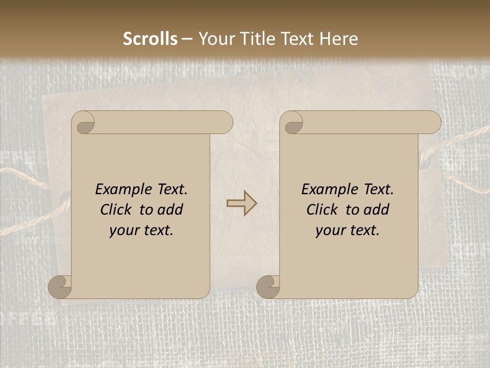 Seed Sepia Parchment PowerPoint Template