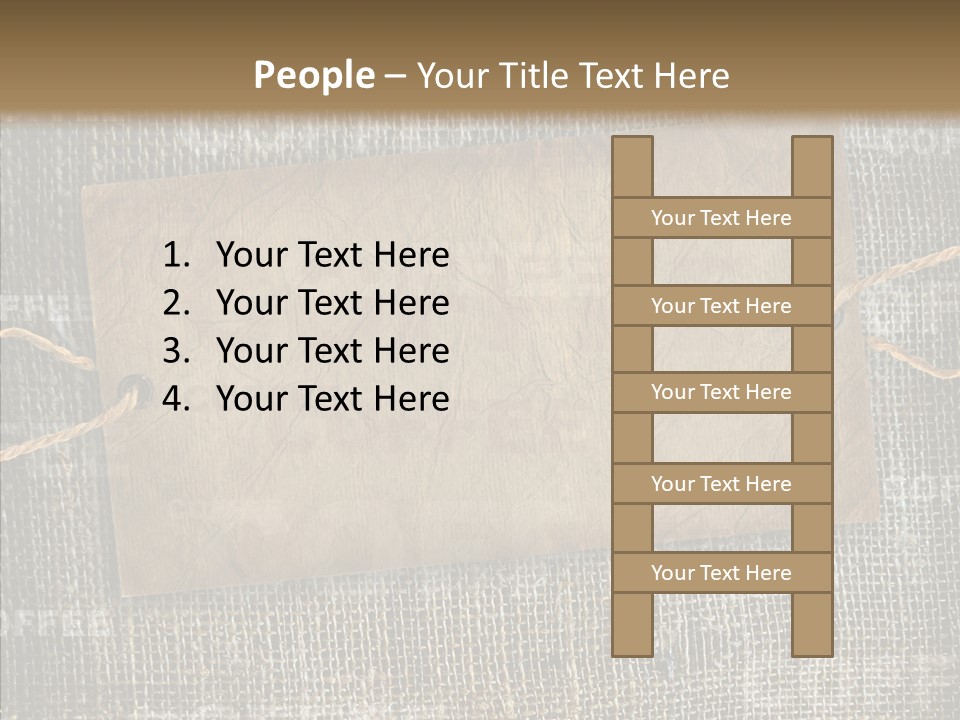 Seed Sepia Parchment PowerPoint Template
