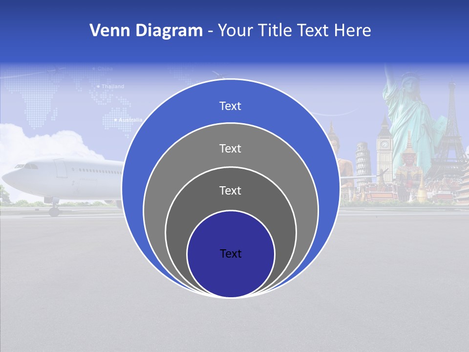 Visit Usa Aircraft PowerPoint Template
