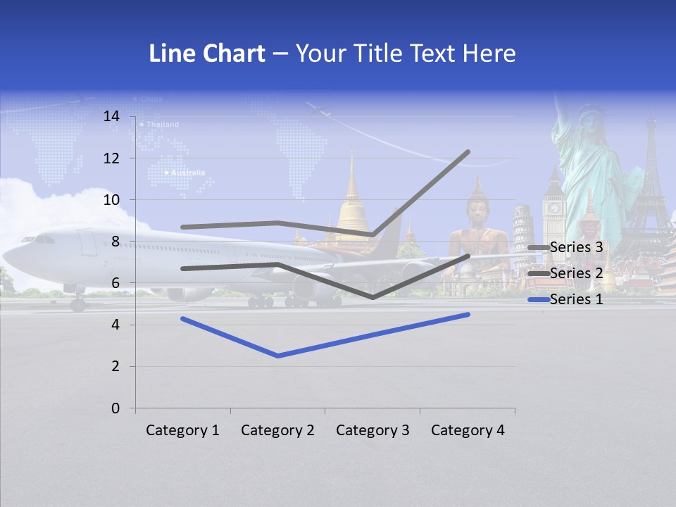 Visit Usa Aircraft PowerPoint Template