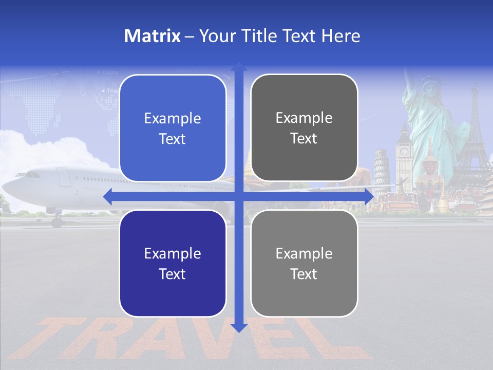 Boeing Trip London PowerPoint Template