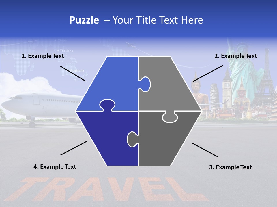 Boeing Trip London PowerPoint Template