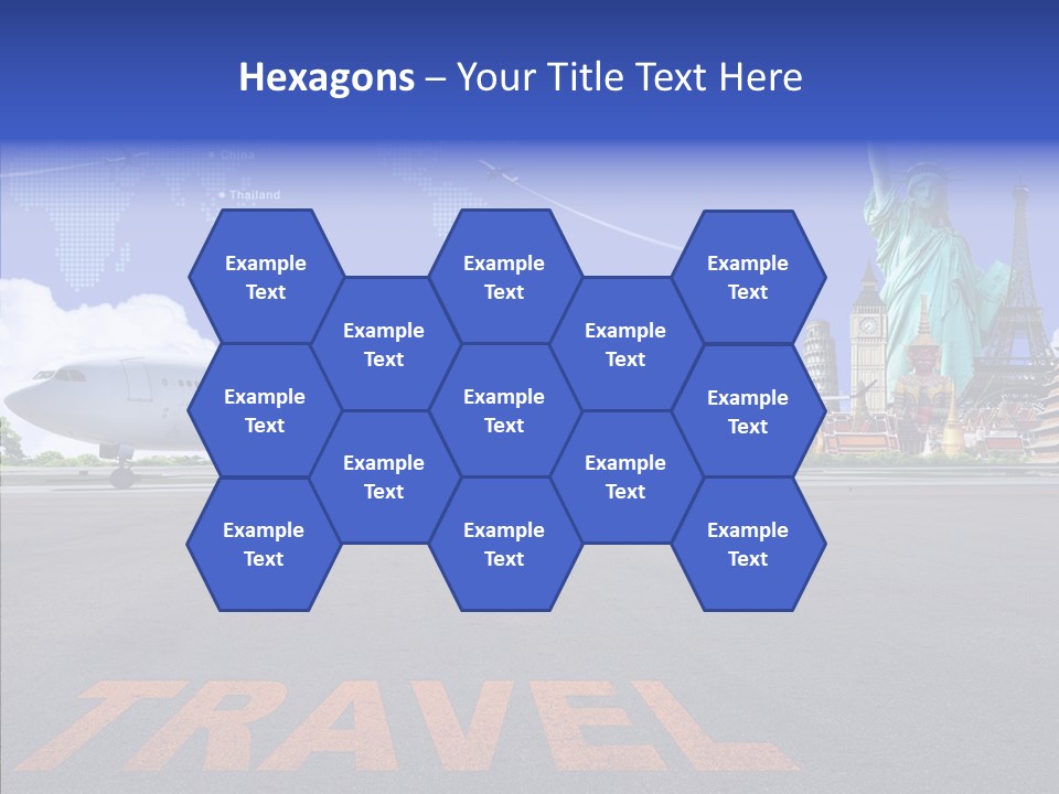 Boeing Trip London PowerPoint Template