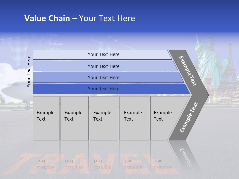 Boeing Trip London PowerPoint Template