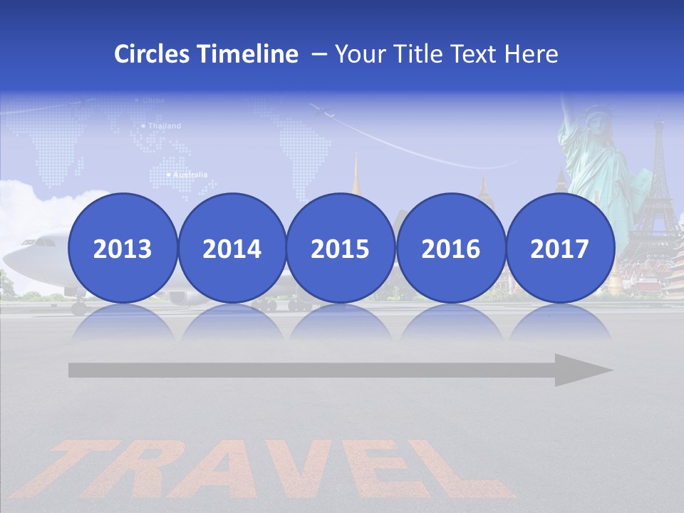 Boeing Trip London PowerPoint Template